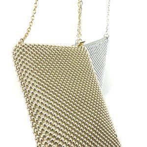 MUNDI Sparkle Mesh Ball Clutch Crossbody Bag